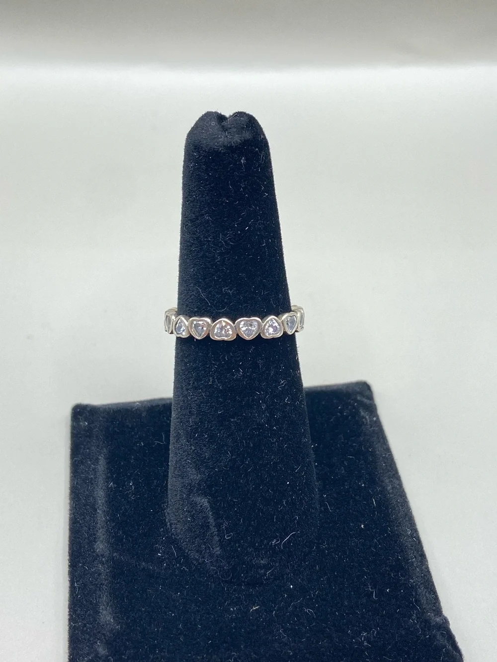 Pandora Forever More Heart Band Ring